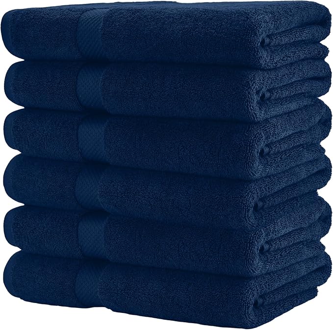 HERCULEAN Premium Bath Towels 24 x 48 Pack of 6 | Quick Dry and Highly - Image 8