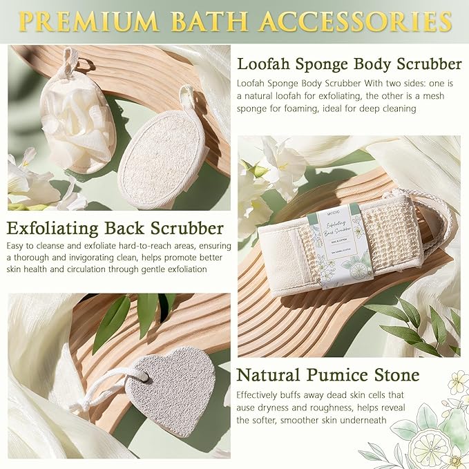 Mothers Day Birthday Gifts for Women, Bergamot Jasmine Relaxing Spa Gift - Image 6