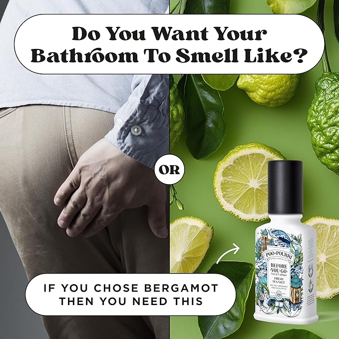 Poo-Pourri Before-You-Go Toilet Spray, Fresh Sea Salt, 4 Fl Oz, Bathroom Odor - Image 9