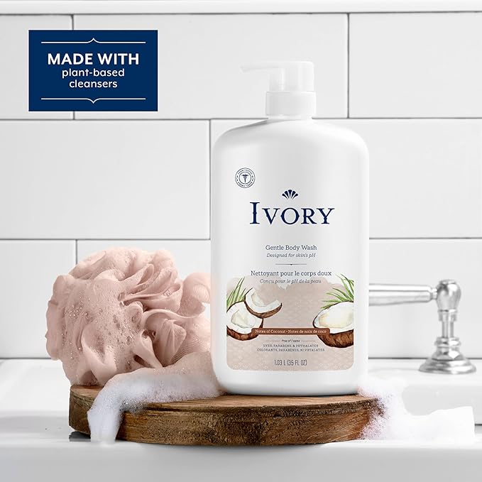 Ivory Body Wash, Designed for the Whole Family, Gentle Formula, Free of Dyes - Image 4