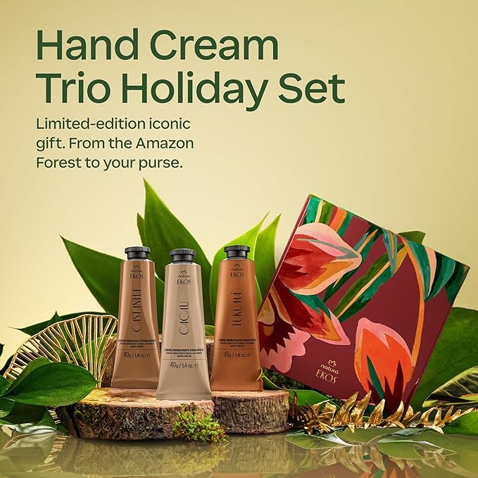 Natura - Brazilian Beauty Hand Cream Trio Holiday Gift Set – Travel Size - Image 6