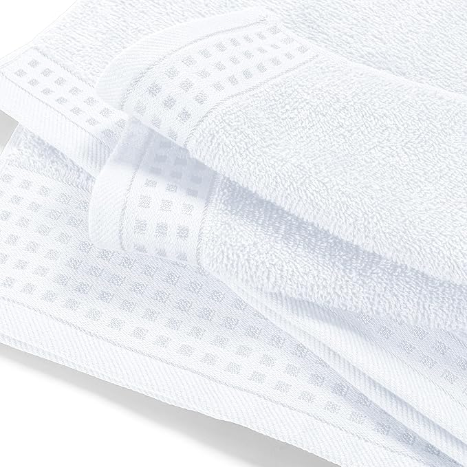 GLAMBURG Ultra Soft 4 Pack Oversized Bath Towel Set 27x54 inches, 100% Cotton - Image 2