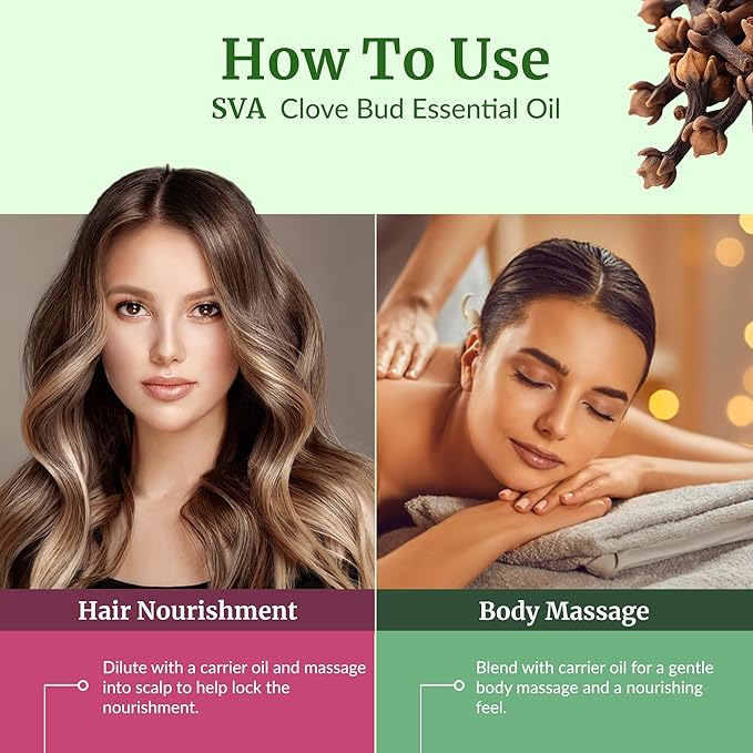 SVA Clove Bud Essential Oil – 32 Fl Oz – 100% Natural Clove Bud Oil - Image 5
