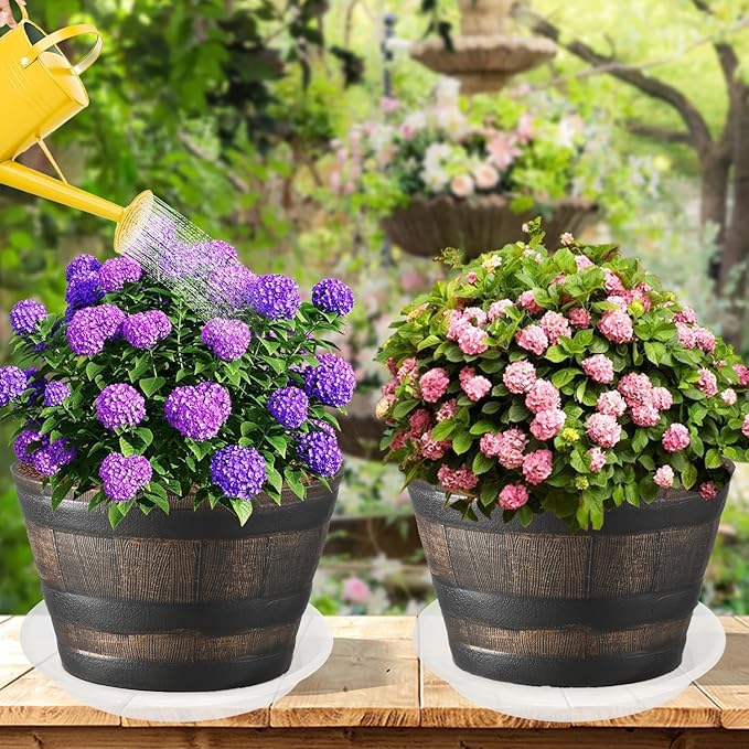 2 Pack of 14 inch Clear Plant Saucer, Plastic Plant Saucer 14 inch, Bird Bath - Image 5