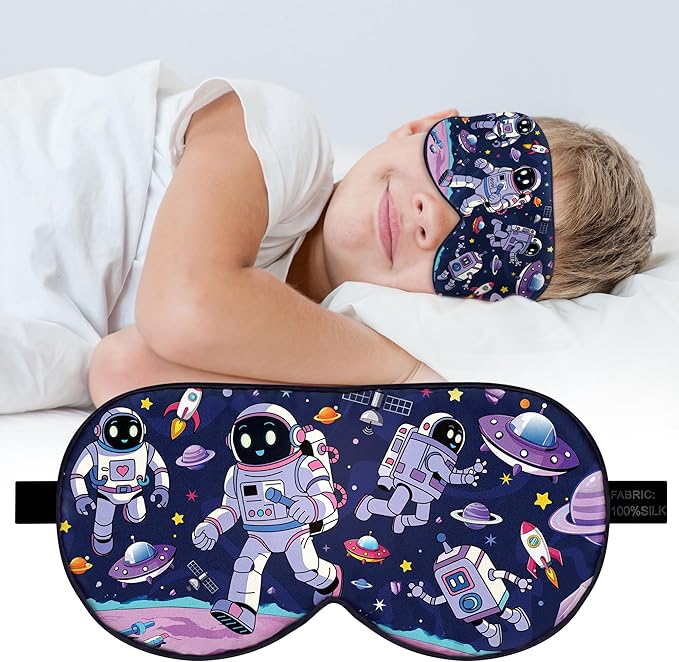Silk Kids Sleep Mask: 100% Mulberry Silk Eye Mask, Sleeping Masks by Unknown