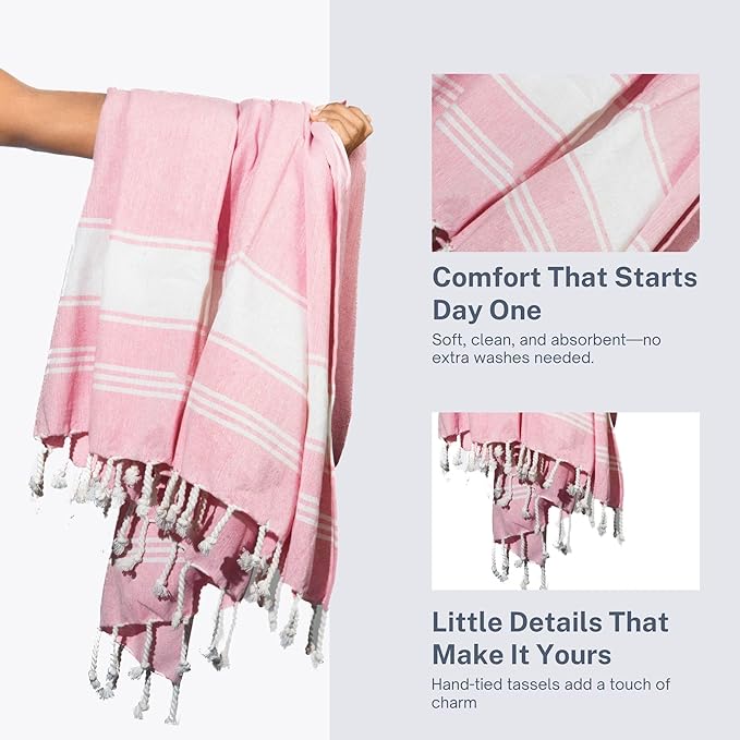Cotton Turkish Beach Towel - Image 7