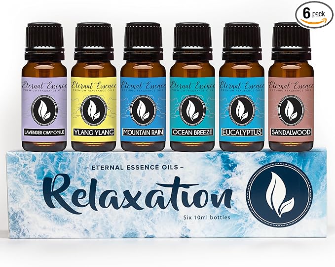 Eternal Essence Oils Relaxation Set of 6 Premium Fragrance Oils by EternalEssenceOils