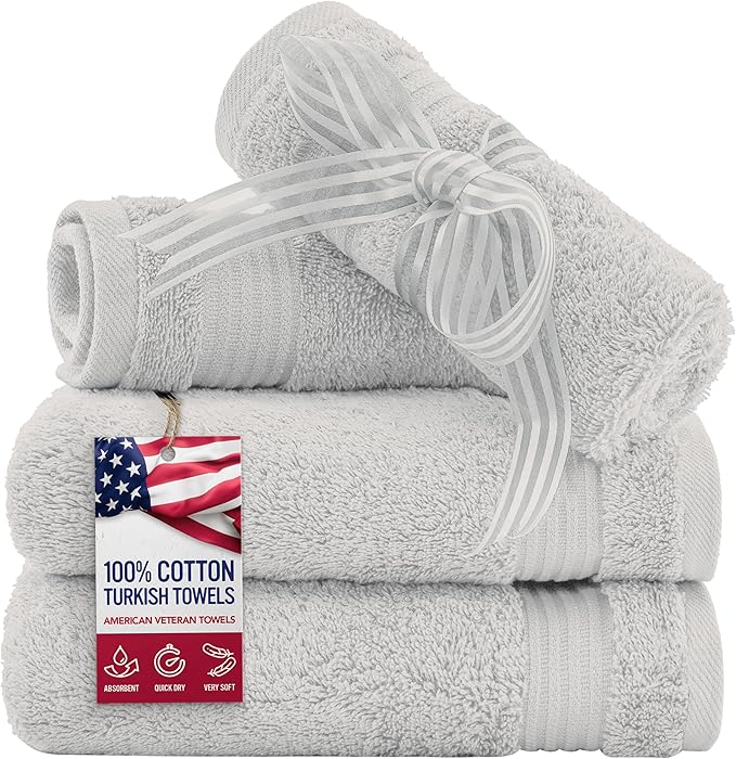 American Veteran Towel, 100% Cotton Turkish Washcloths by AmericanVeteranTowel