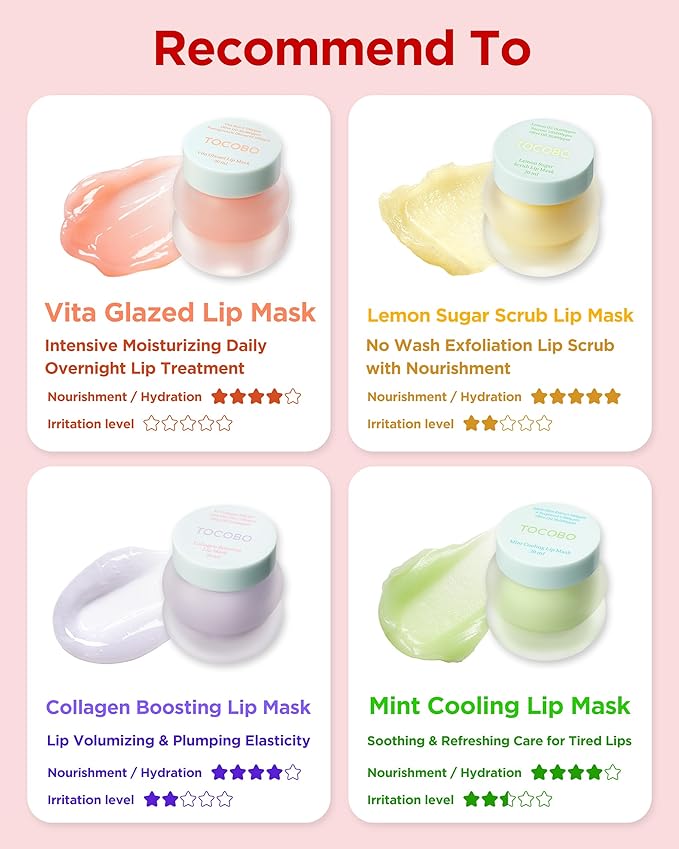 TOCOBO Lemon Sugar Lip Mask – No-Wash Overnight Lip Scrub & Sleeping Mask | - Image 7