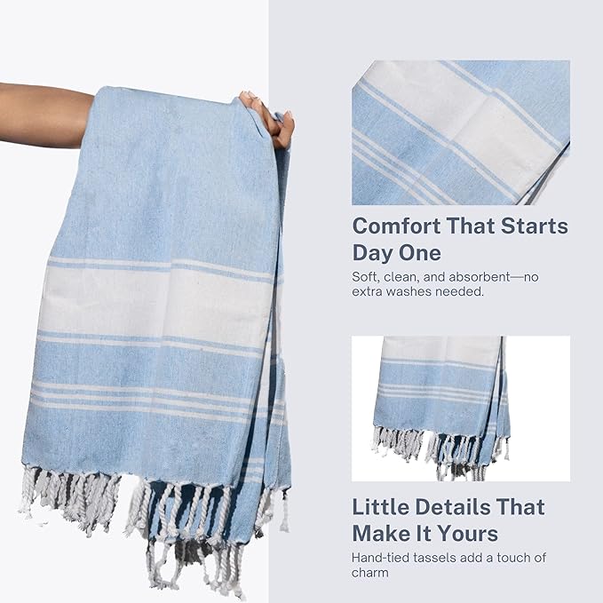 Cotton Turkish Beach Towel - Image 5