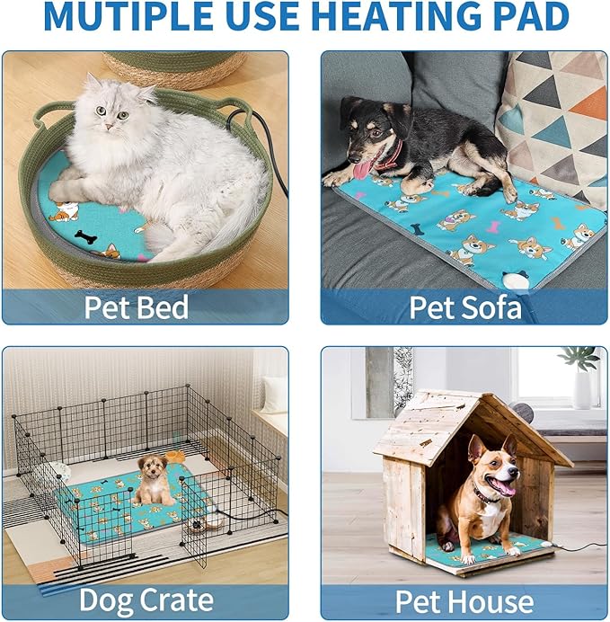 GOLOPET Large Dog Heating Pad 34x21in - Image 9
