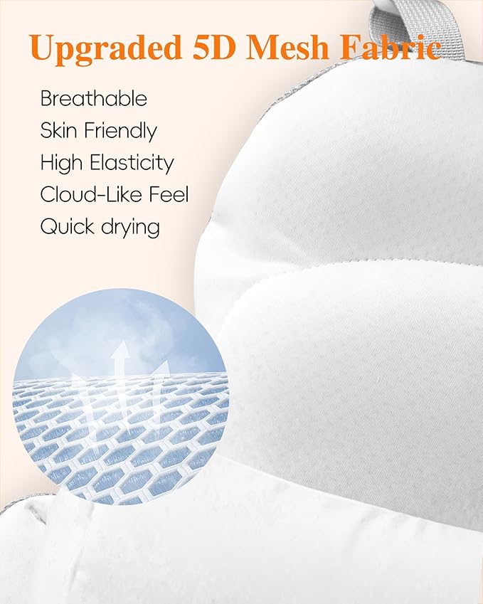 Full Body Bath Pillow for Bathtub, Thick Luxury Bathtub Cushion - Image 3