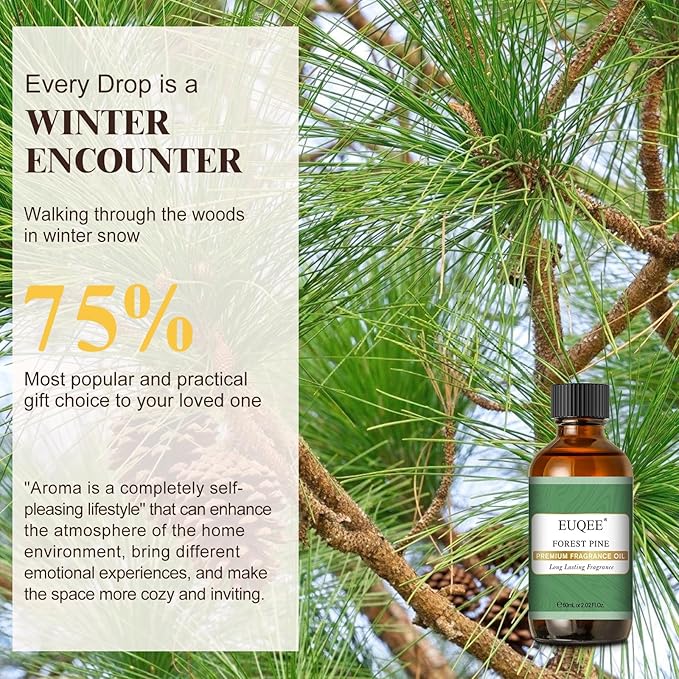 EUQEE Forest Pine Fragrance Oil Premium Fragrance Essential Oil 2.02 Fl oz - Image 6