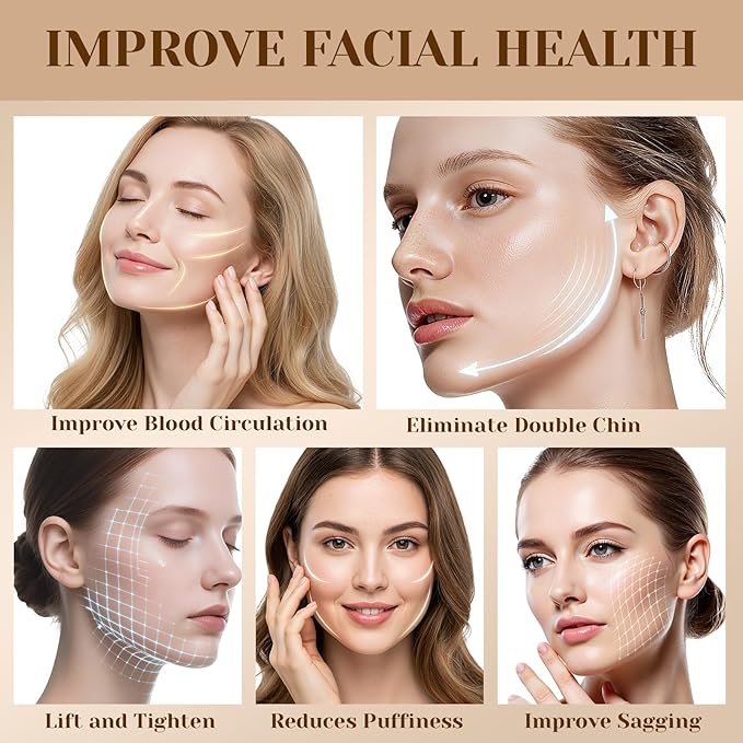2026 New Lymphatic Contour Face Brush, Natural Makeup Brushes - Image 2