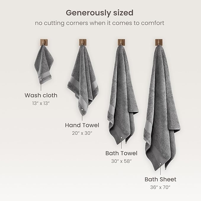 BIOWEAVES 100% Organic Cotton 700 GSM Plush Washcloths 13" x 13" GOTS Certified - Image 6