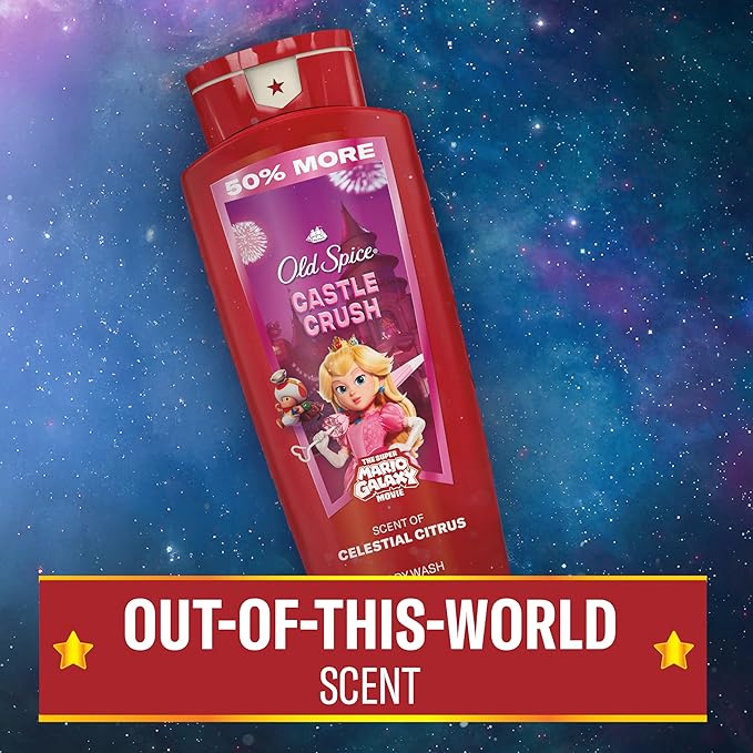 Old Spice Body & Face Wash for Men, x The Super Mario Galaxy Movie, 3X Defense - Image 7