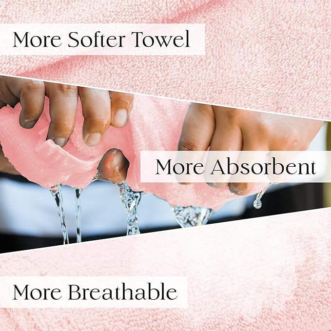 Cotton Hair Towel Wrap for Women/Kids | Quick Dry, Soft & Absorbent 420-GSM - Image 3