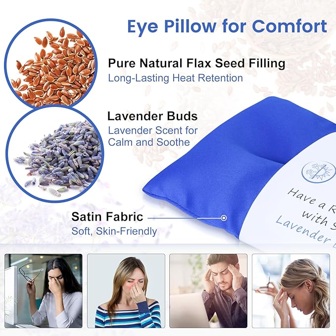 SuzziPad Lavender Eye Pillows for Relaxation - Image 2