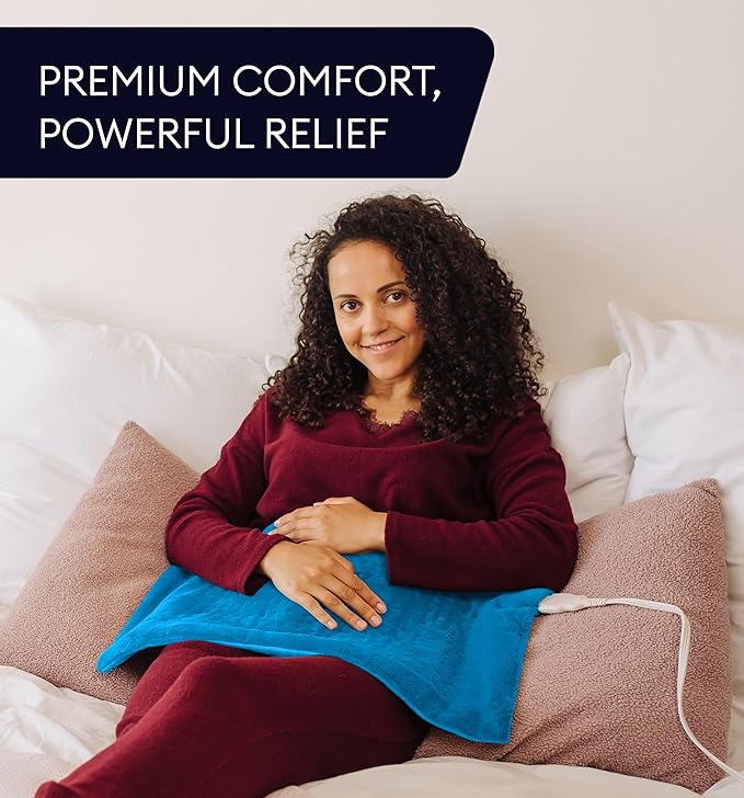 GENIANI Electric Heating Pad for Back Pain & Cramps Relief, Electric Throw - Image 9