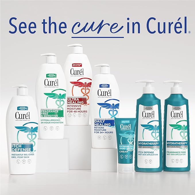 Curel Extreme Dry Hand Relief, Dermatologist Recommended, Long-Lasting Cream - Image 6