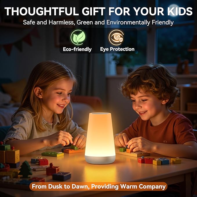 Auxmir Night Light for Kids Baby, 2500mAh13 RGB Colors & 5 Brightness, Portable - Image 6