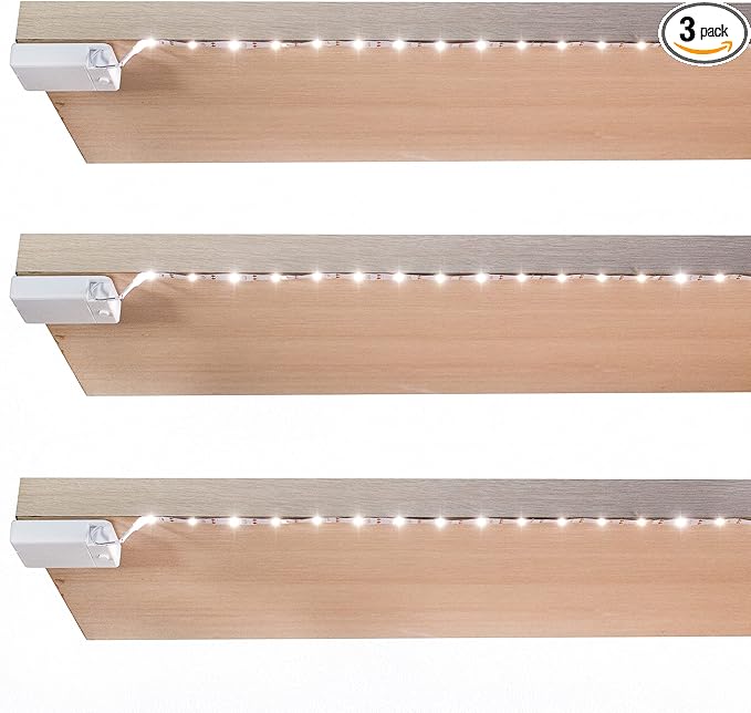 BestLuz Battery Powered LED Strip Lights, Wireless LED Strip Lights 40 inch x 3 by BestLuzUS
