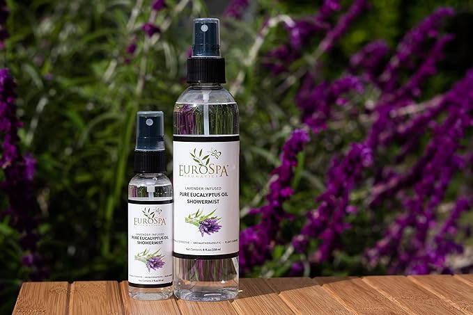 EuroSpa Aromatics Pure Eucalyptus Oil ShowerMist and Steam Room Spray, - Image 8