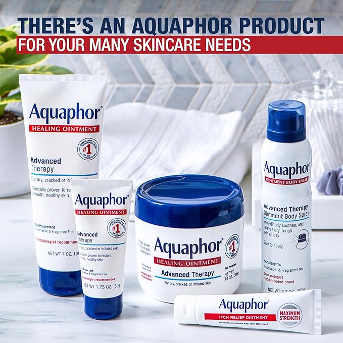 Aquaphor Advanced Therapy Healing Ointment, Hypoallergenic, Fragrance Free Body - Image 13