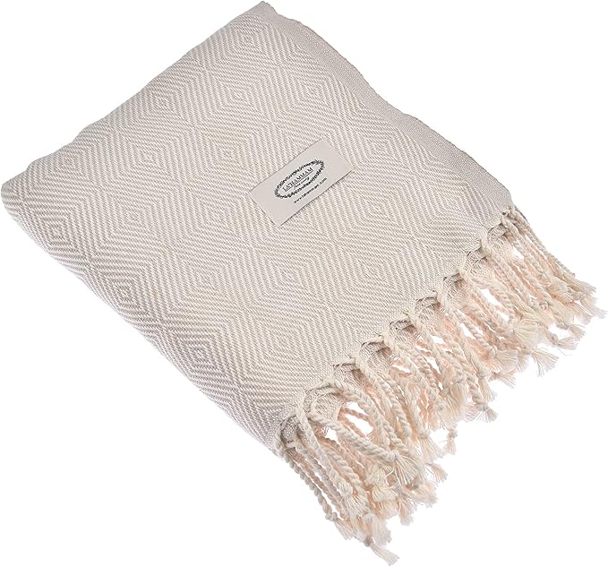 Personalized Embroidered Beach Towel | Throw Blanket, Easy Carry, Sand Free - Image 3