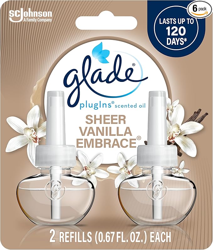 Glade PlugIns Refills Air Freshener, Scented and Essential Oils by Glade