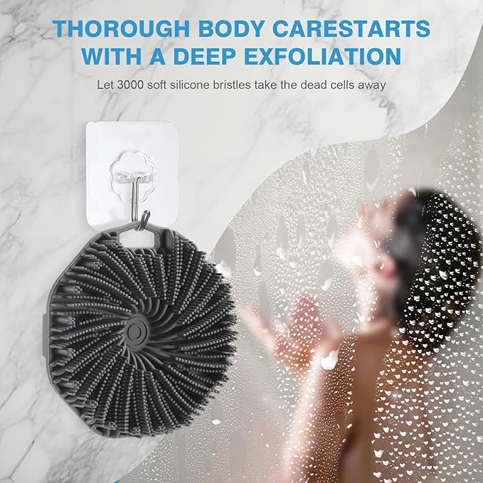 Silicone Body Scrubber, Exfoliating Body Scrubbers - Image 6