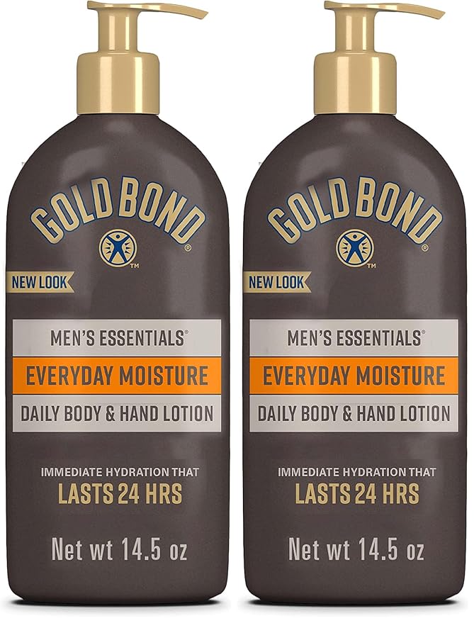 Gold Bond Men's Essentials Everyday Moisture Daily Body & Hand Lotion by GoldBond