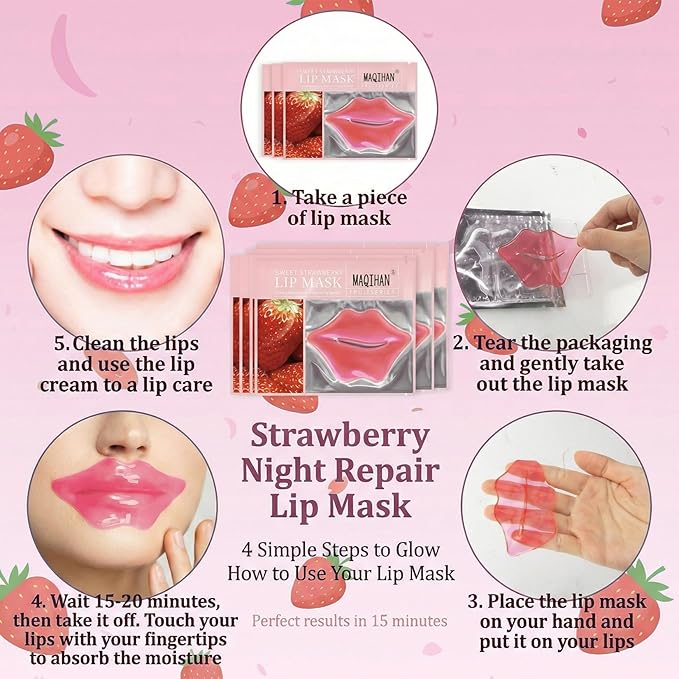 MAQIHAN 30PCS Moisturizing Lip Mask - Image 4