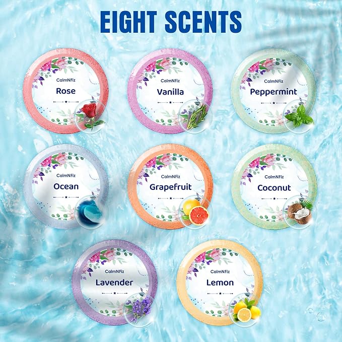 CalmNFiz Shower Steamers Aromatherapy 8 Pack – Gifts - Image 4