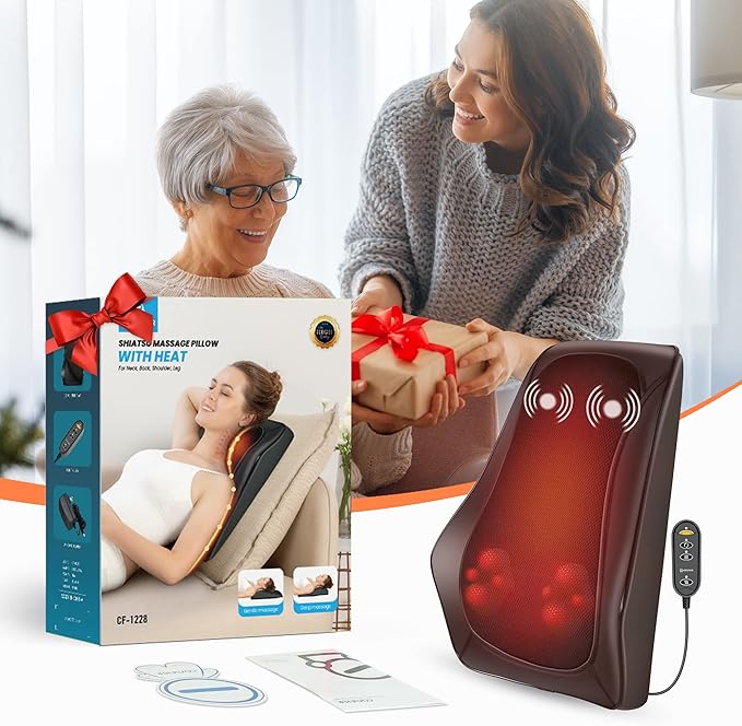 COMFIER Back Massager with Heat, 3D Deep Kneading Shiatsu Neck and Back - Image 8
