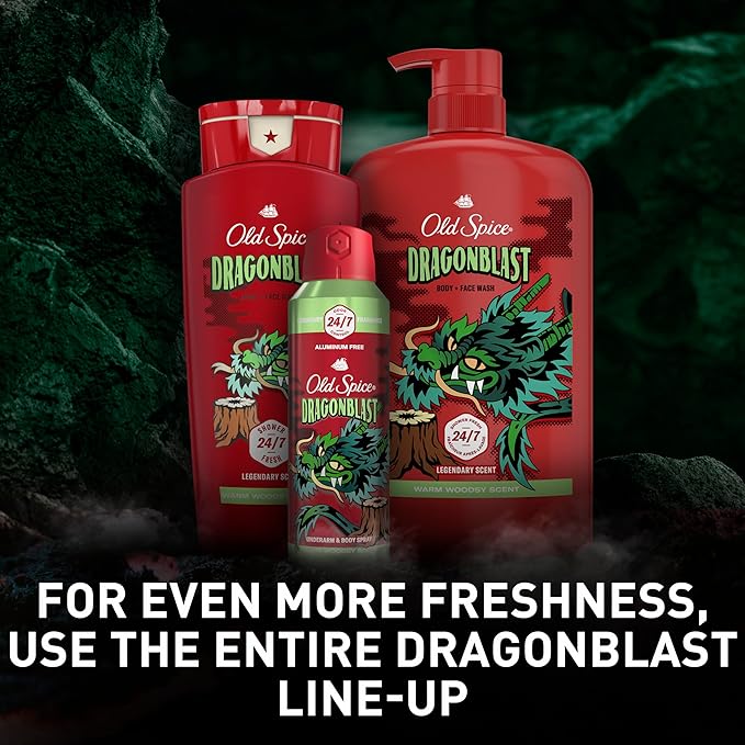 Old Spice Cleansing Body Wash for Men, 3X Defense, 24/7 Shower Fresh - Image 9