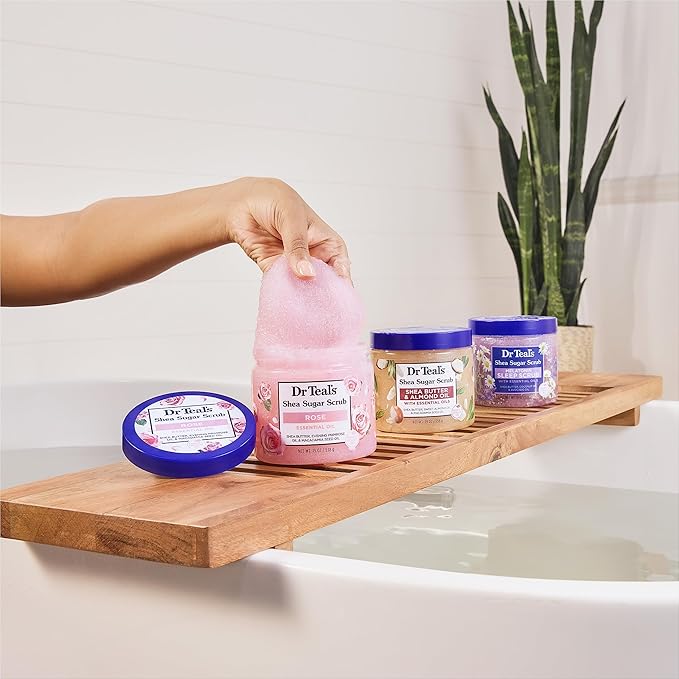 Dr Teal's Shea Sugar Sleep Scrub, - Image 6