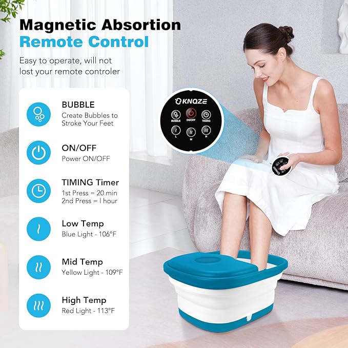KNQZE Collapsible Foot Spa - Image 3