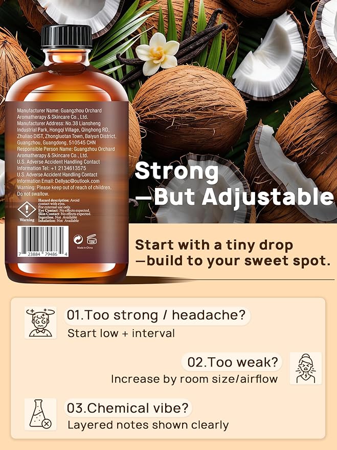 Coconut Vanilla Essential Oil 4fl.Oz - Image 6