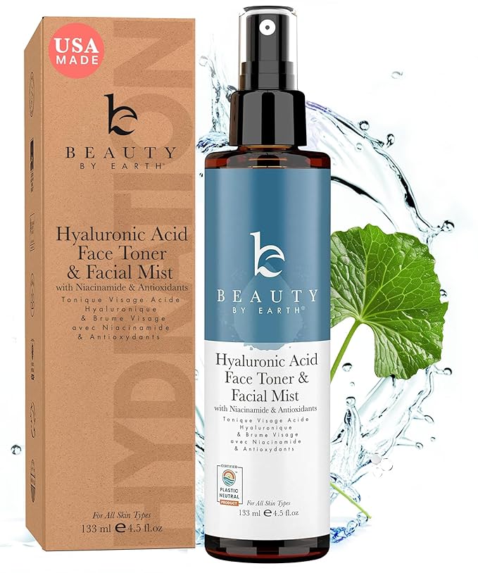 Hyaluronic Acid Toner for Face by BeautybyEarth