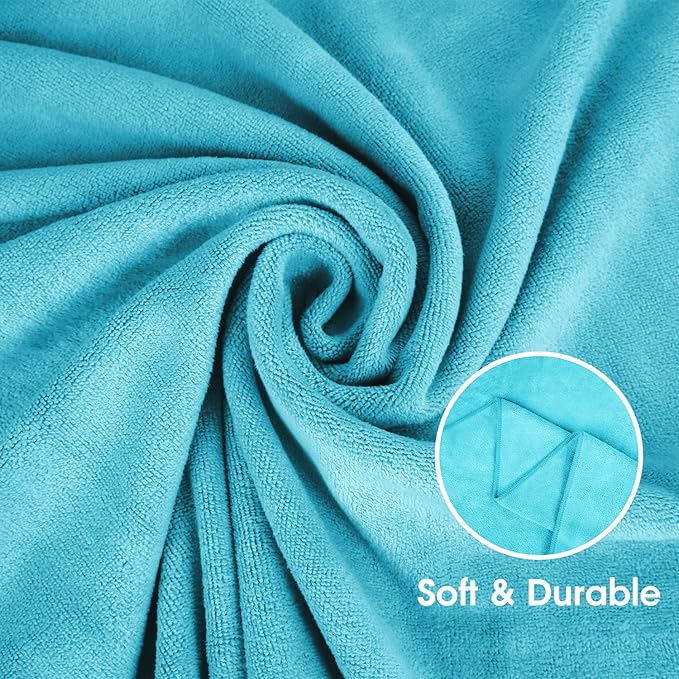 JML Bath Towel, Microfiber Bath Towels Set 6 Pack - Image 4