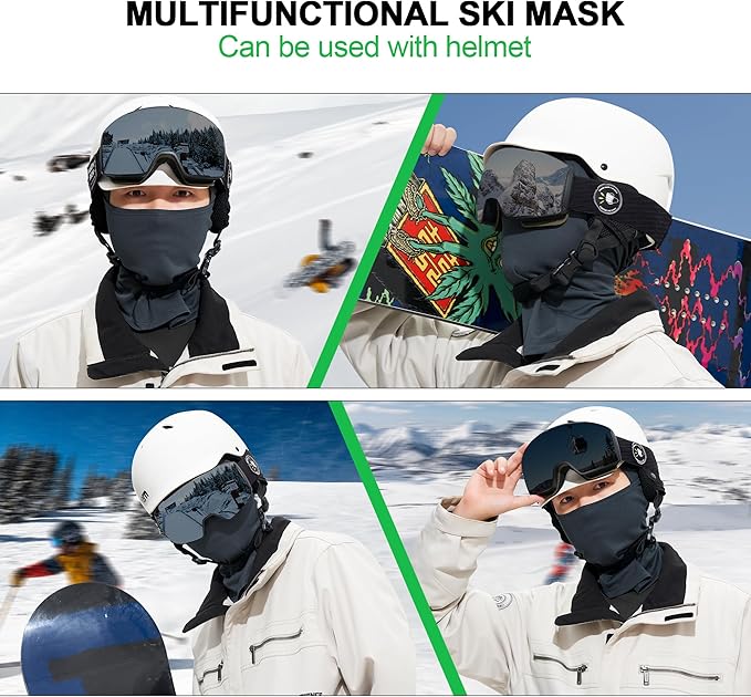 Balaclava Ski Mask 3 Pieces Full Face Cover - Image 8