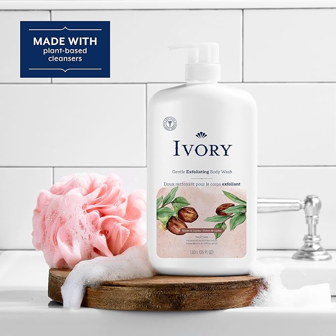 Ivory Body Wash, Designed for the Whole Family, Gentle Formula, Free of Heavy - Image 4