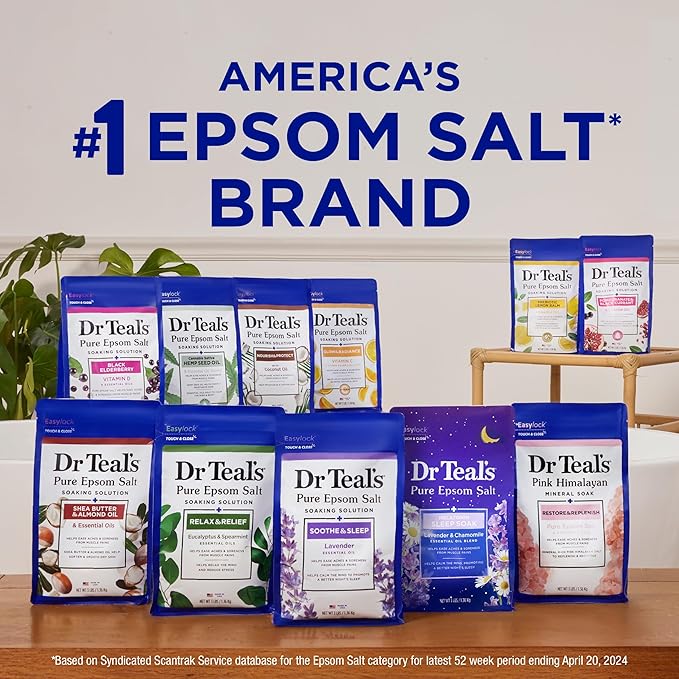 Dr Teal's Epsom Salt Soaking Solution, Soothe & Sleep - Image 8
