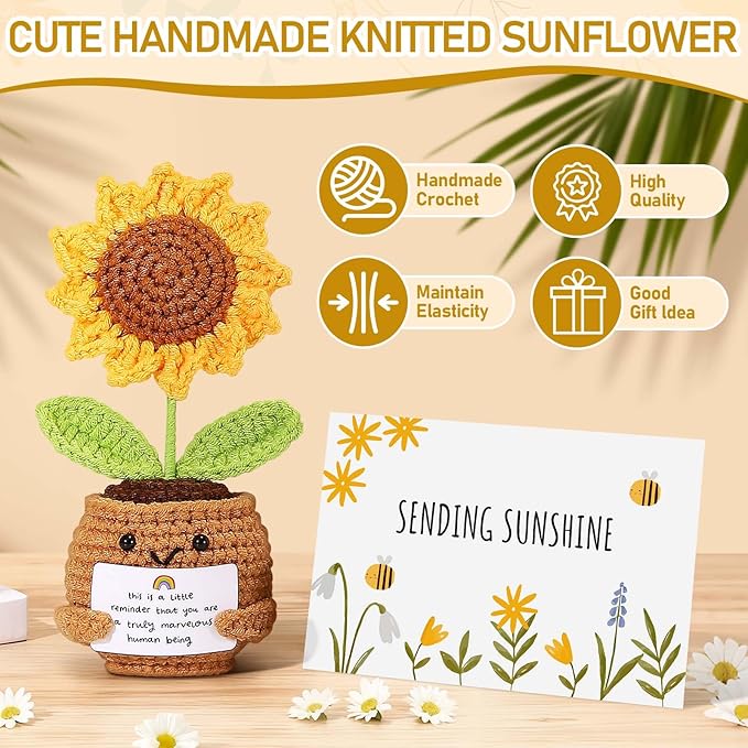 Wasocol Self Care Gifts for Women Gift Baskets，Sending Sunshine Thinking of You - Image 8