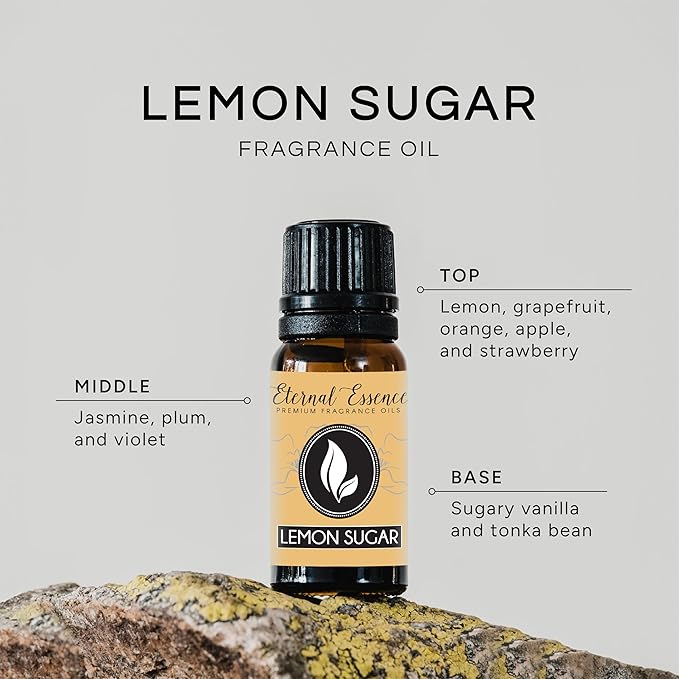 Lemon Sugar Premium Grade Fragrance Oil - 10ml - Scented Oil - Image 2