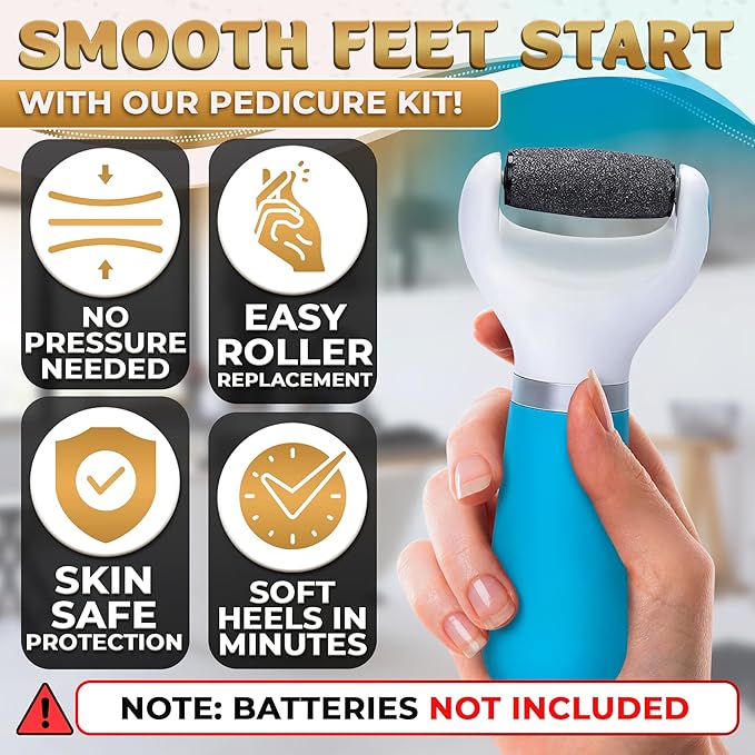 Electric Foot Callus Remover Tool | Batteries Not Included – High-Speed Foot - Image 5