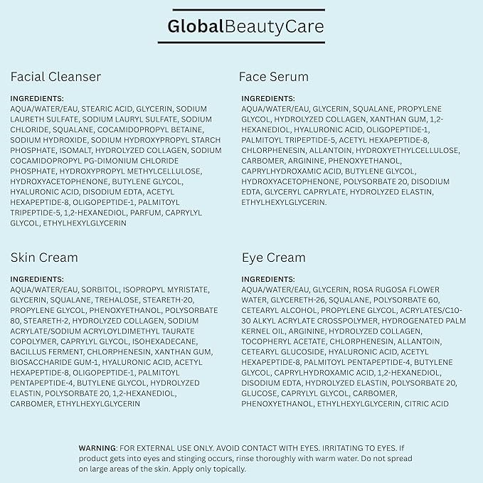 Global Beauty Care Smooth & Lift Collagen Skin Care Set - Image 7
