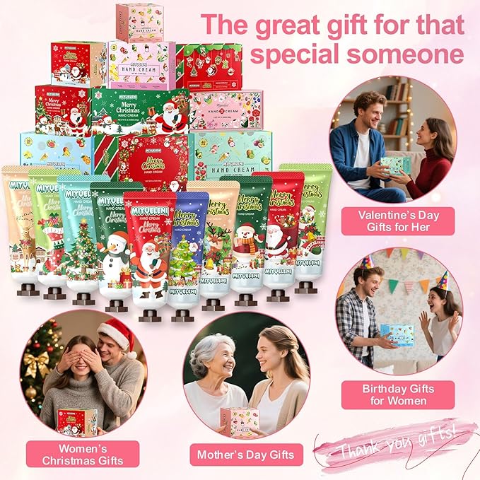 20 Pack Christmas Hand Lotion Gift Set，Mothers Day Gifts, Teacher Appreciation - Image 4