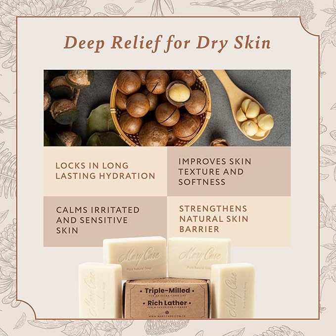 Mary Case Goat Milk & Shea Butter Bar Soap Set of 8 | Natural Soap - Image 5